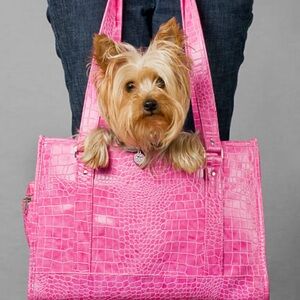 Pink Pet Carrier Bag